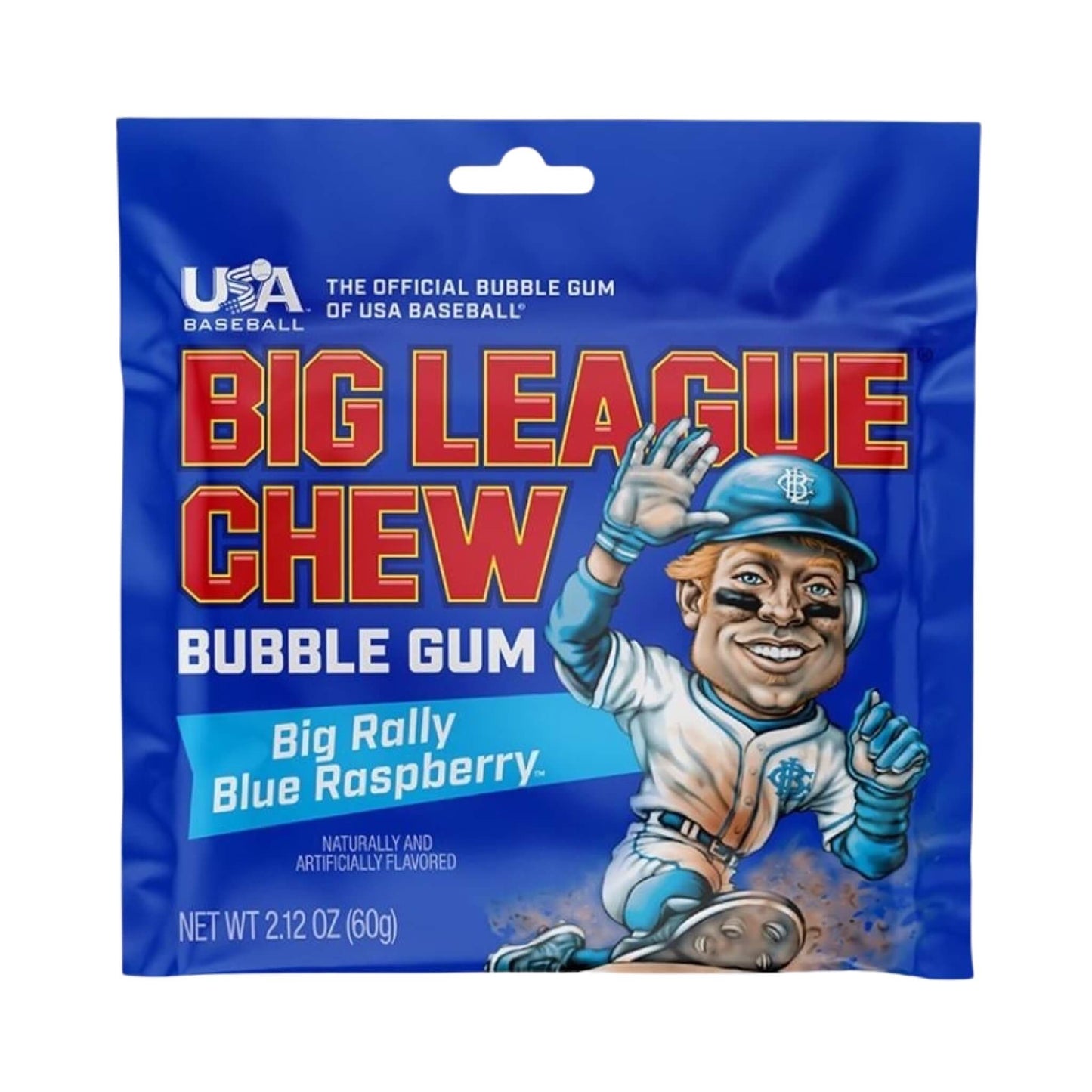 Big League Chew Bubble Gum - Big Rally Blue Raspberry