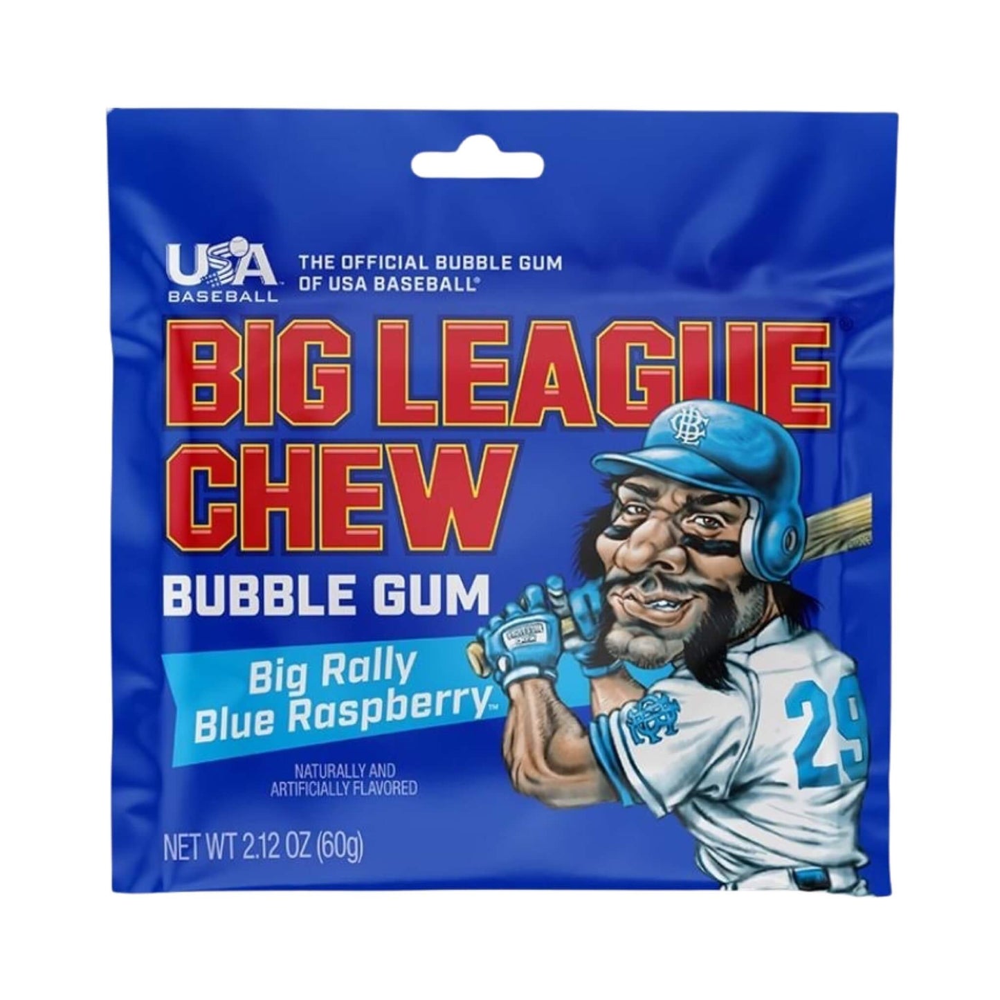 Big League Chew Bubble Gum - Big Rally Blue Raspberry