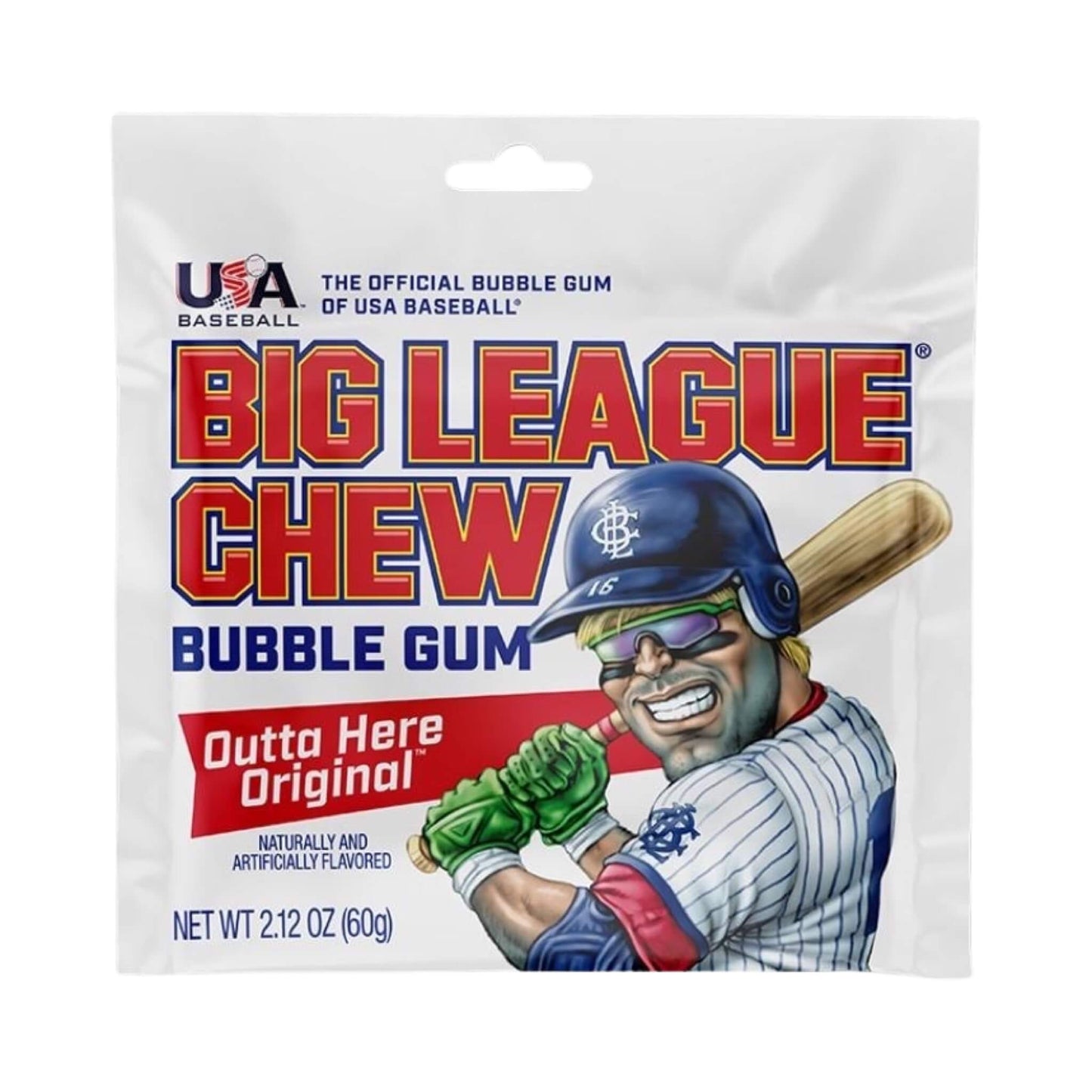 Big League Chew Bubble Gum - Outta' Here Original Flavor