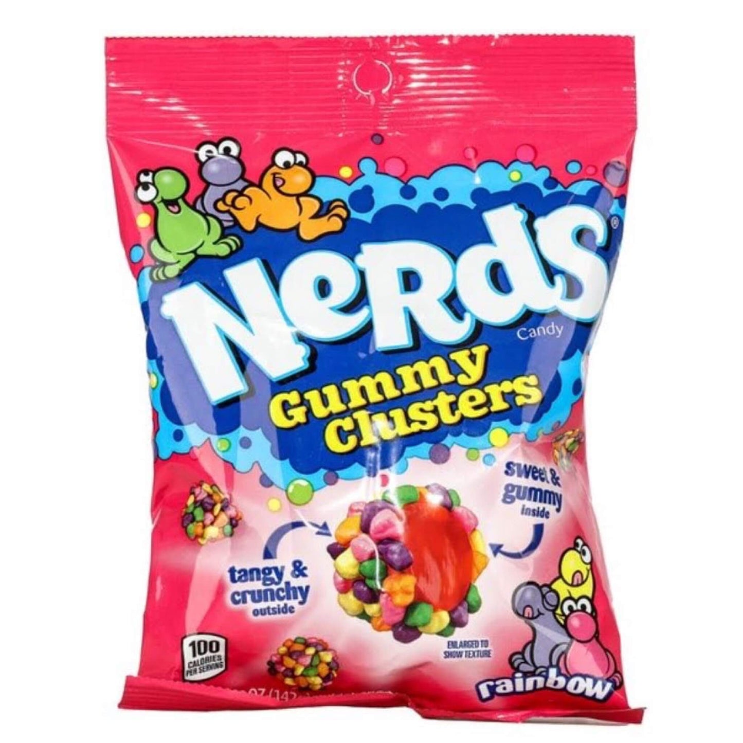 Nerds Gummy Clusters Rainbow 5oz Bag