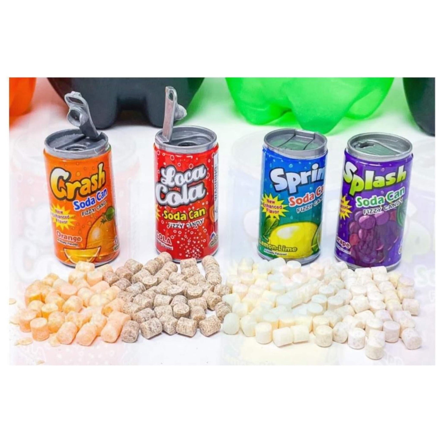 Soda Pop Fizzy Candy 6 Pack