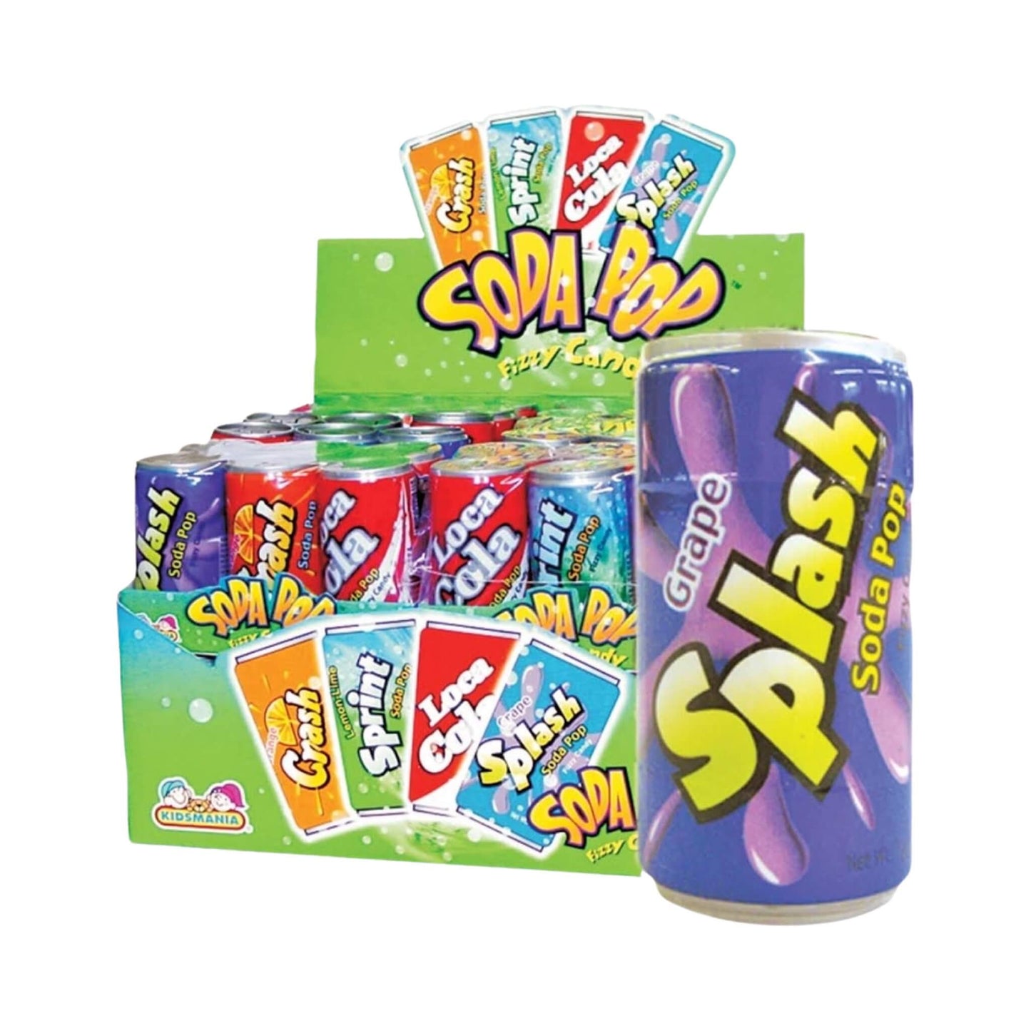 Soda Pop Fizzy Candy 6 Pack