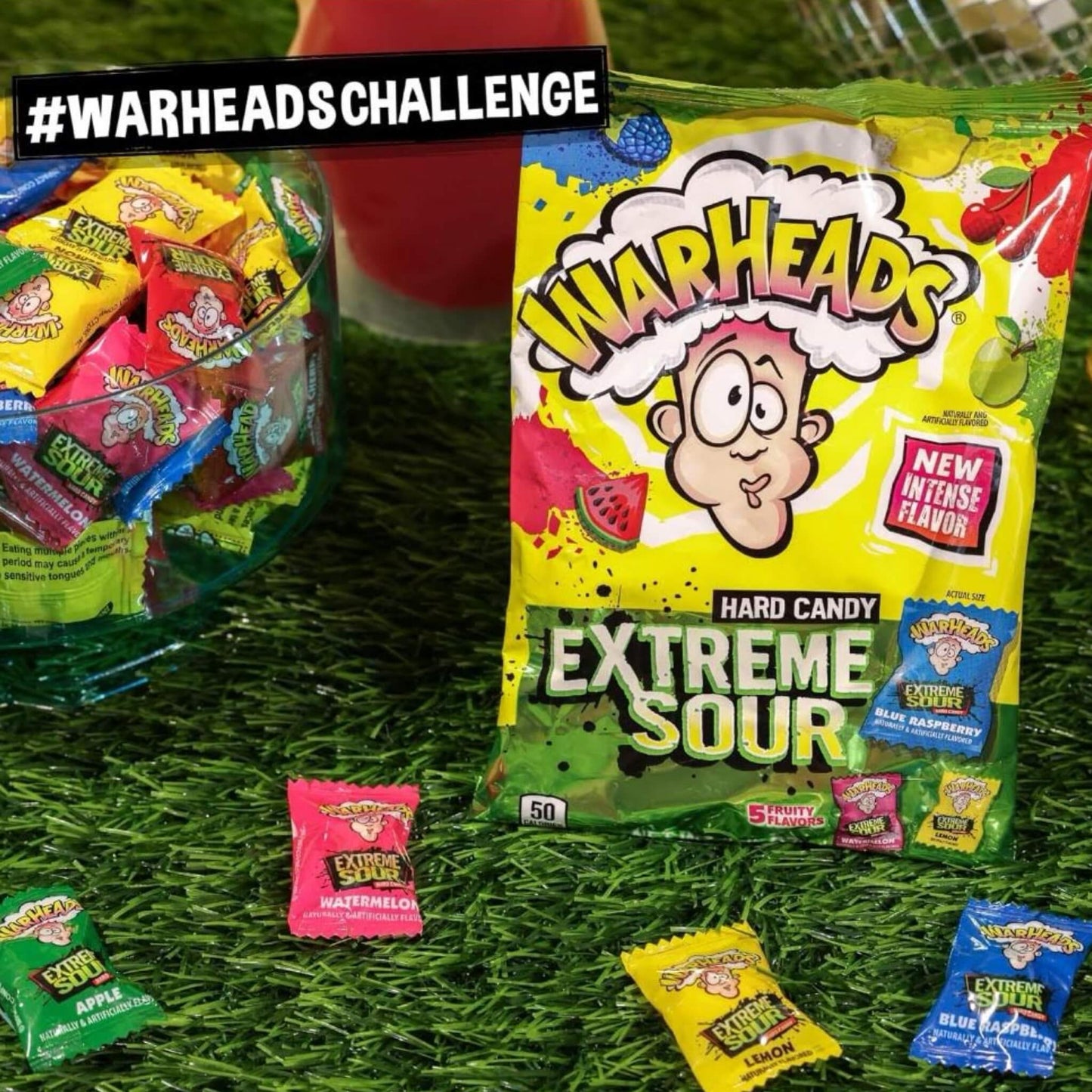 Warheads Hard Candy Extreme Sour Candy